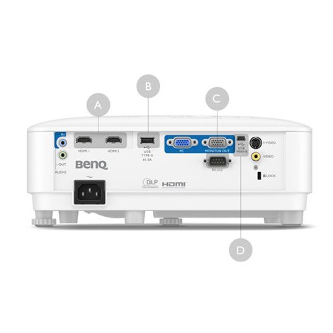 Benq | MX560 | DLP projector | XGA | 1024 x 768 | 4000 ANSI lumens | White - 5